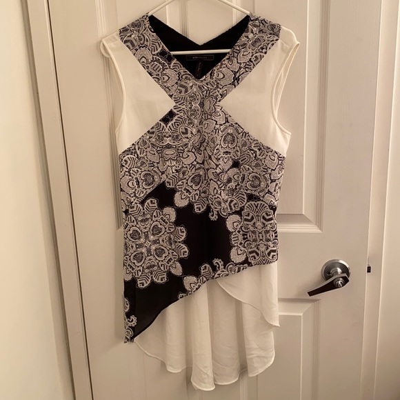 BCBG high/low blouse - Sz M - Picture 1 of 4